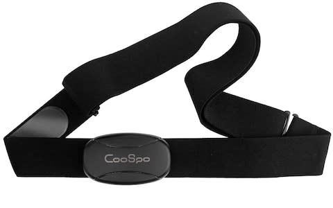 CooSpo Bluetooth Heart Rate Monitor Sensor with Chest Strap - Credit: Amazon