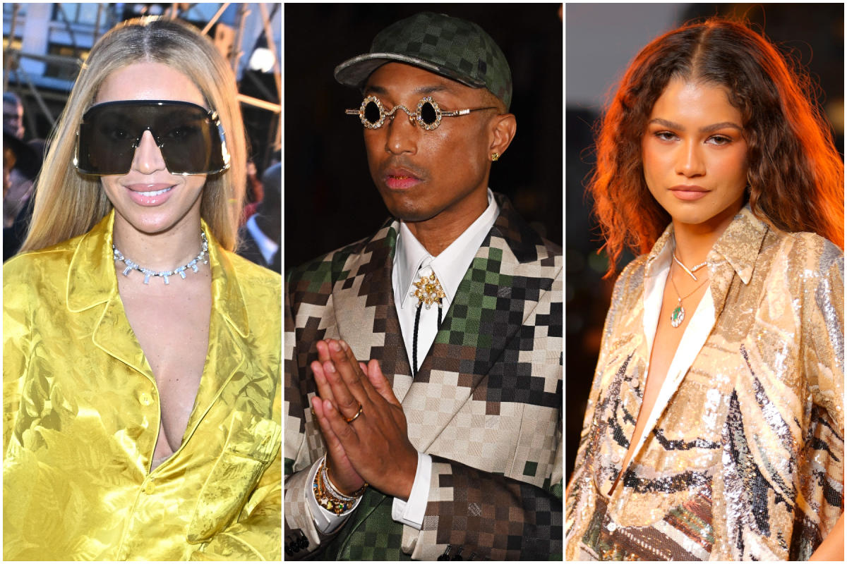 Pharrell's Louis Vuitton Debut Draws Celebs Beyonce, Jared Leto