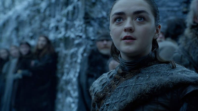 Maisie Williams had to wear a breast strap and 'chubby belly' to 'reverse puberty' for 'Game of Thrones' role