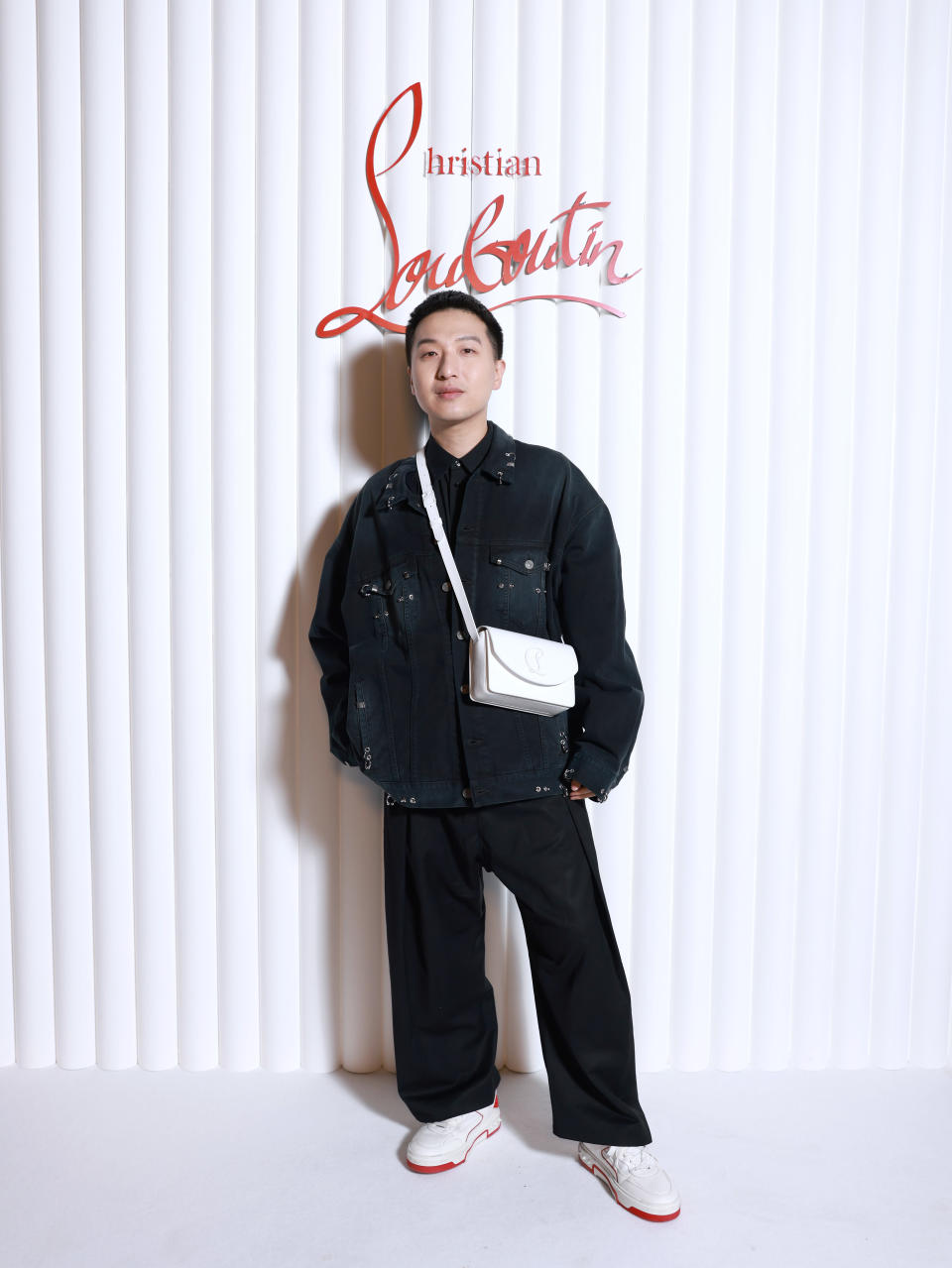 ao Liang aka Mr.Bags at Christian Louboutin’s Fall 2024 Presentation