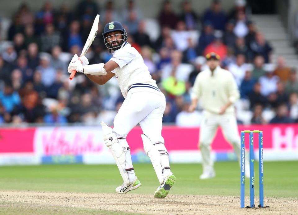 Cheteshwar Pujara returned to form with 91 not out (Nigel French/PA) (PA Wire)