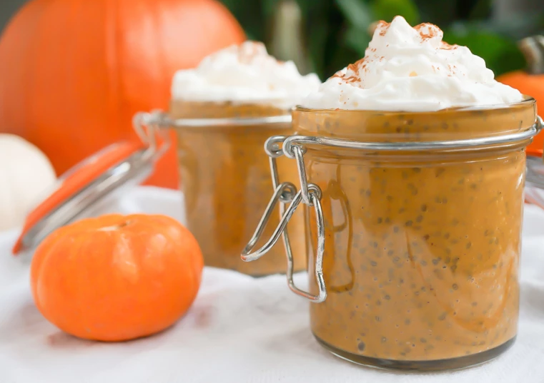 Pumpkin pie chia pudding