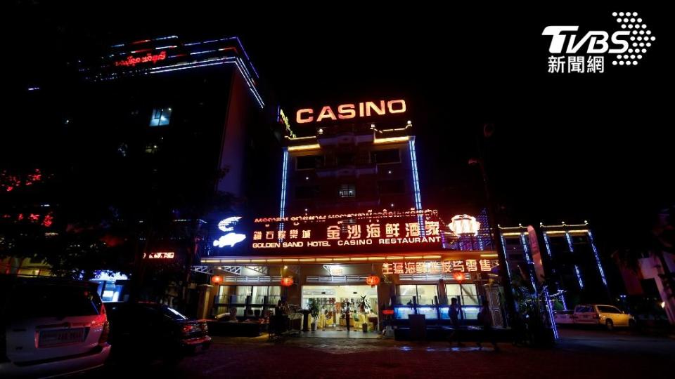 柬埔寨西港特區的賭場和中式餐館。（圖/達志影像路透社）
