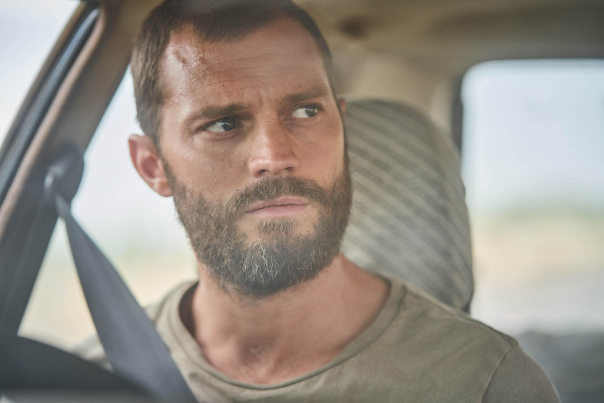 WARNING: Embargoed for publication until 00:00:01 on 23/12/2021 - Programme Name: The Tourist - TX: n/a - Episode: Episode 1 (No. 1) - Picture Shows:  The Man (JAMIE DORNAN) - (C) Two Brothers Pictures - Photographer: Ian Routledge