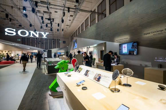 Sony's display at IFA 2018.