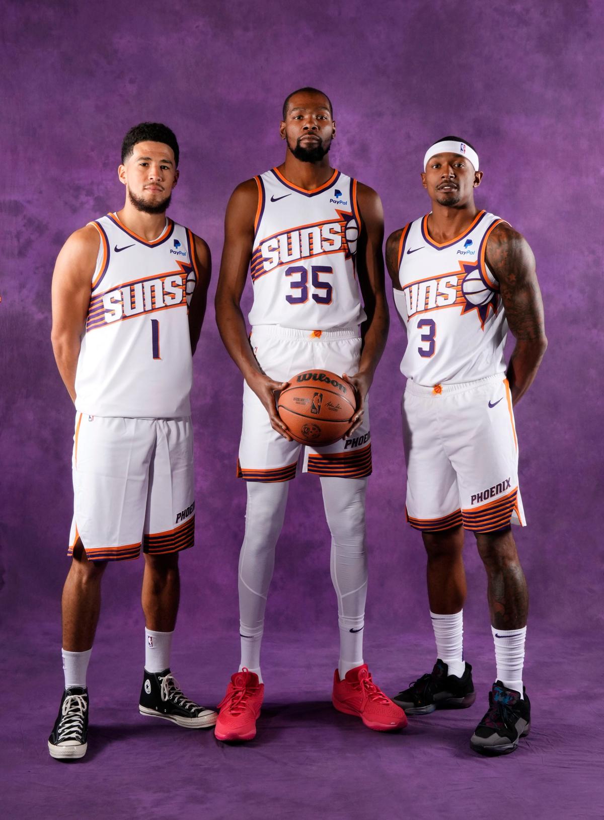 Phoenix Suns Big 3 Devin Booker, Kevin Durant and Bradley Beal out for