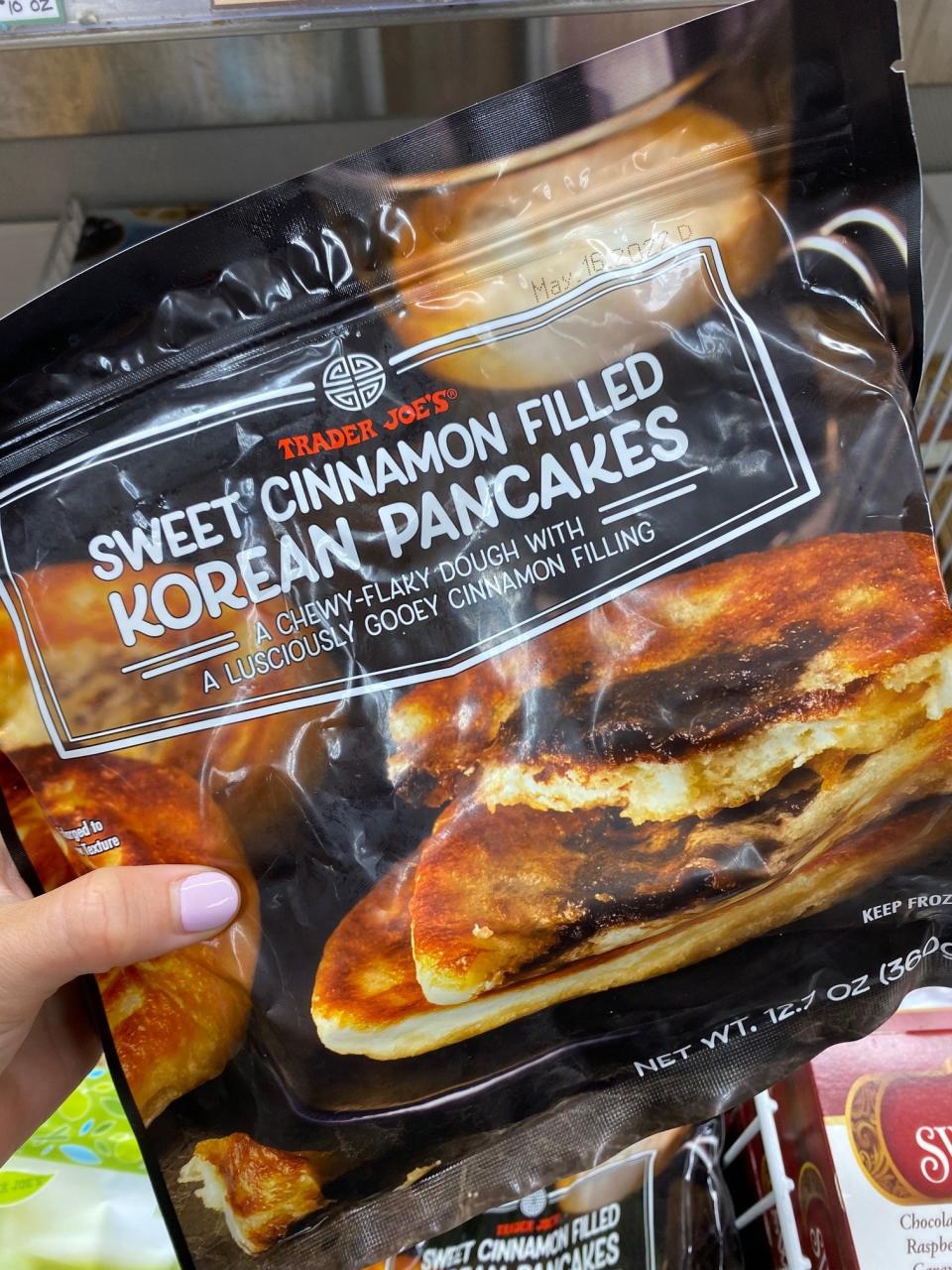 Sweet Cinnamon Filled Korean Pancakes