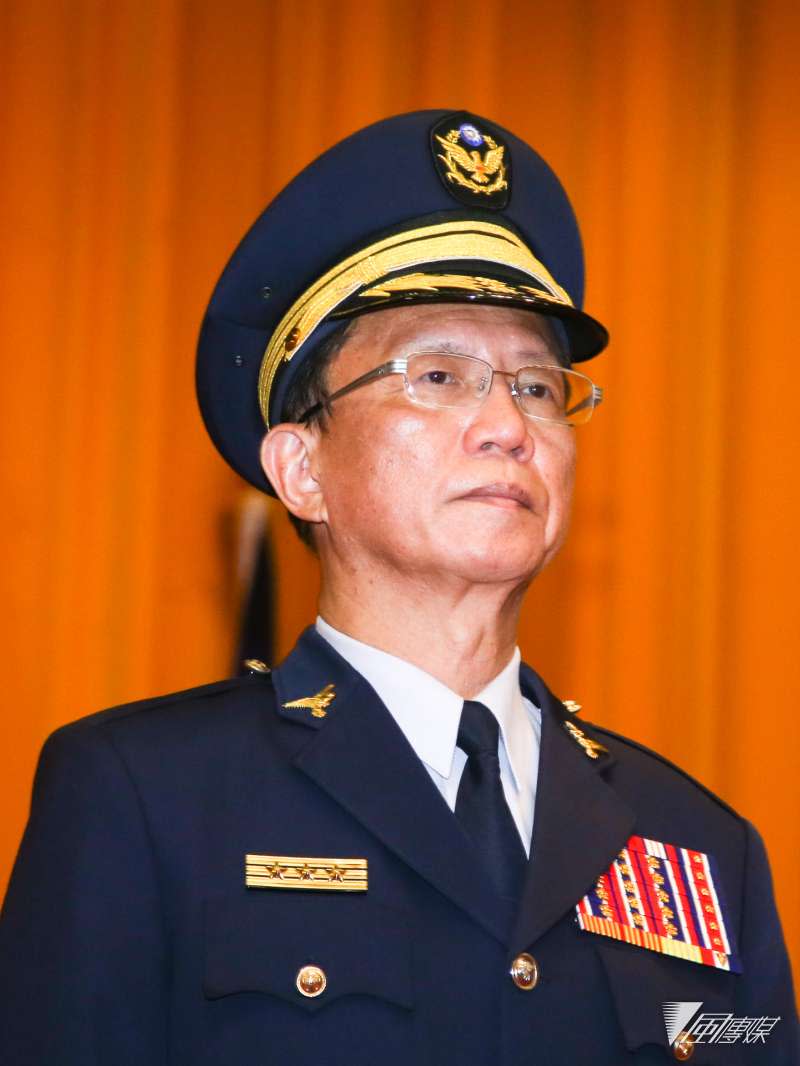 台北市警察局新任局長陳嘉昌出席台北市政府警察局卸新任局長交接典禮。（陳明仁攝）