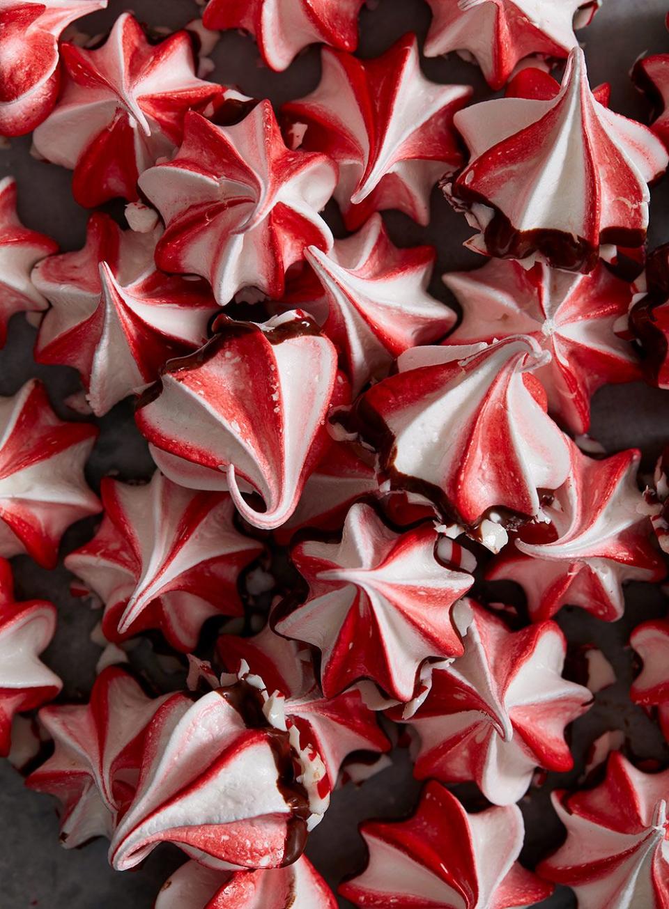 Peppermint Meringues