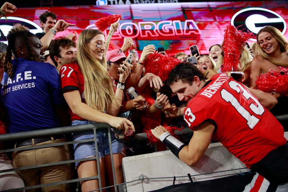 Florida and Georgia have their annual battle in Jacksonville in October.