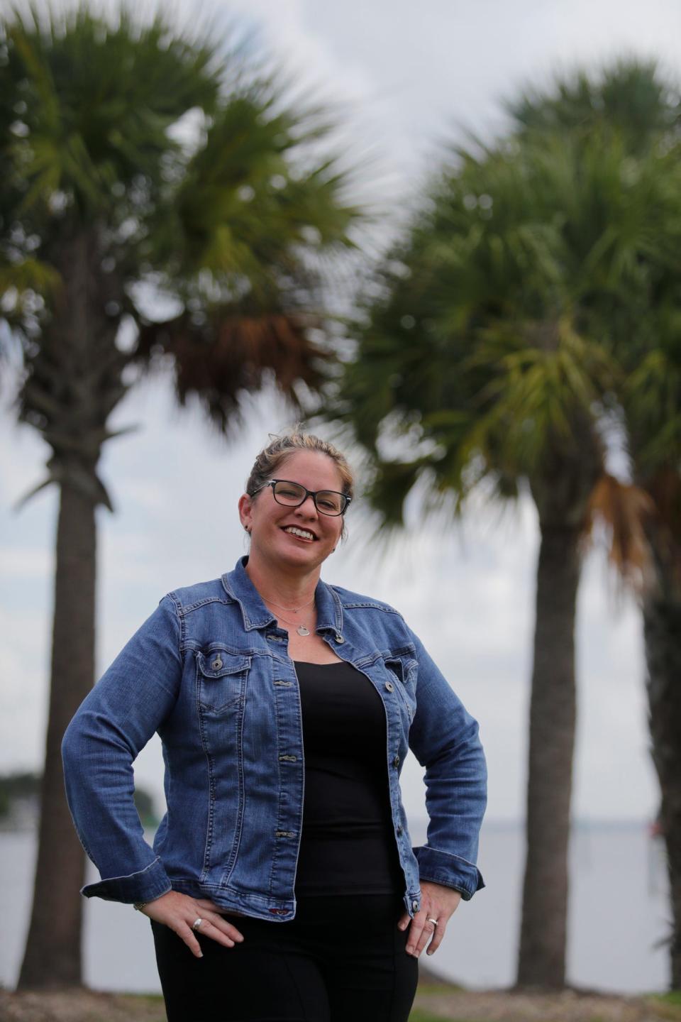 Donna Germain, president of the Cape Coral Chamber of Commerce, poses for a portrait at the city's Welcome Center at 2051 Cape Coral Parkway East.