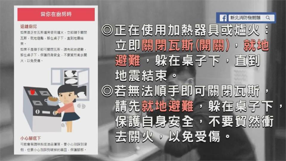 地牛翻身如何自救？遇震找掩護物驚慌　保命3步驟首重「這部位」