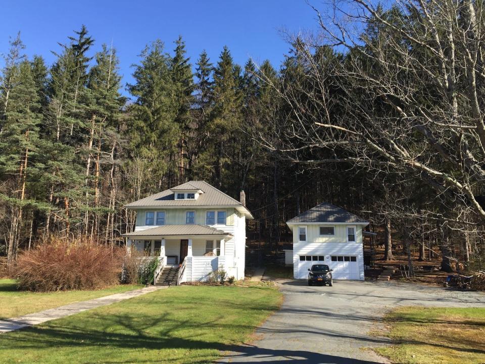 an Airbnb listing called Private Charming Country Guesthouse Close to Town in Livingston Manor, New York