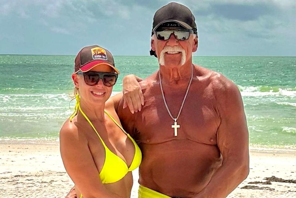 <p>Hulk Hogan/Instagram</p> Hulk Hogan has tied the knot with Sky Daily.