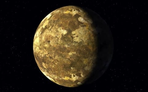 The new planet Kepler-90i is about 30 per cent larger than Earth and very hot - Credit: Nasa 