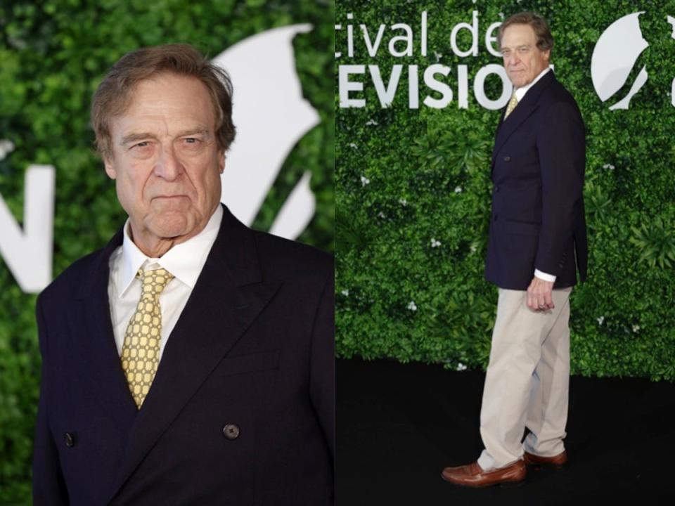 John Goodman shows off 200-pound weight loss at 2023 Monte-Carlo Television Festival in Monaco on 18 June (Getty Images)