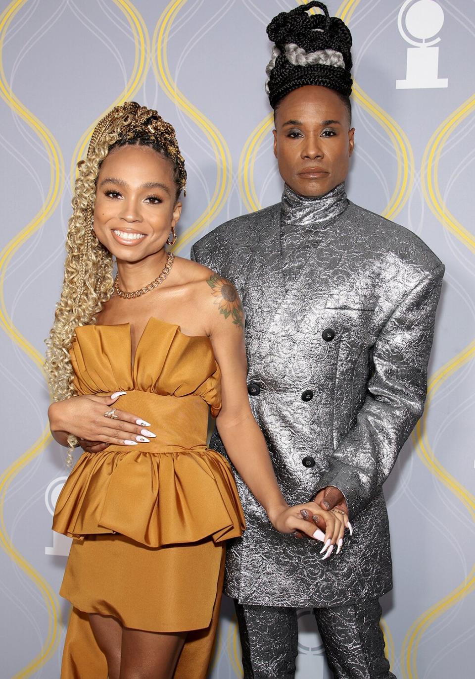 Eva Reign and Billy Porter attend the 75th Annual Tony Awards at Radio City Music Hall on June 12, 2022 in New York City.