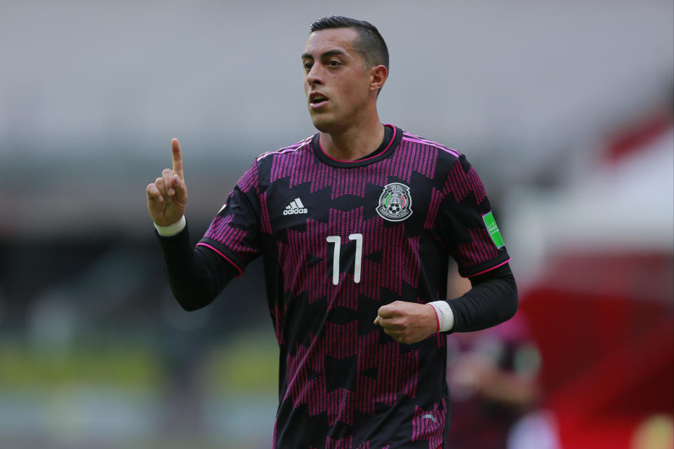 El naturalizado mexicano ha tenido ocho participaciones con la escuadra mexicana en la eliminatoria Qatar 2022 y solo ha podido anotar un gol (Foto de: Mauricio Salas/Jam Media/Getty Images)
