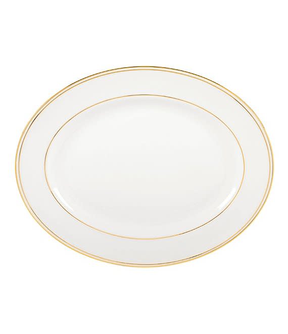 Lenox Federal Gold Bone China Oval Platter