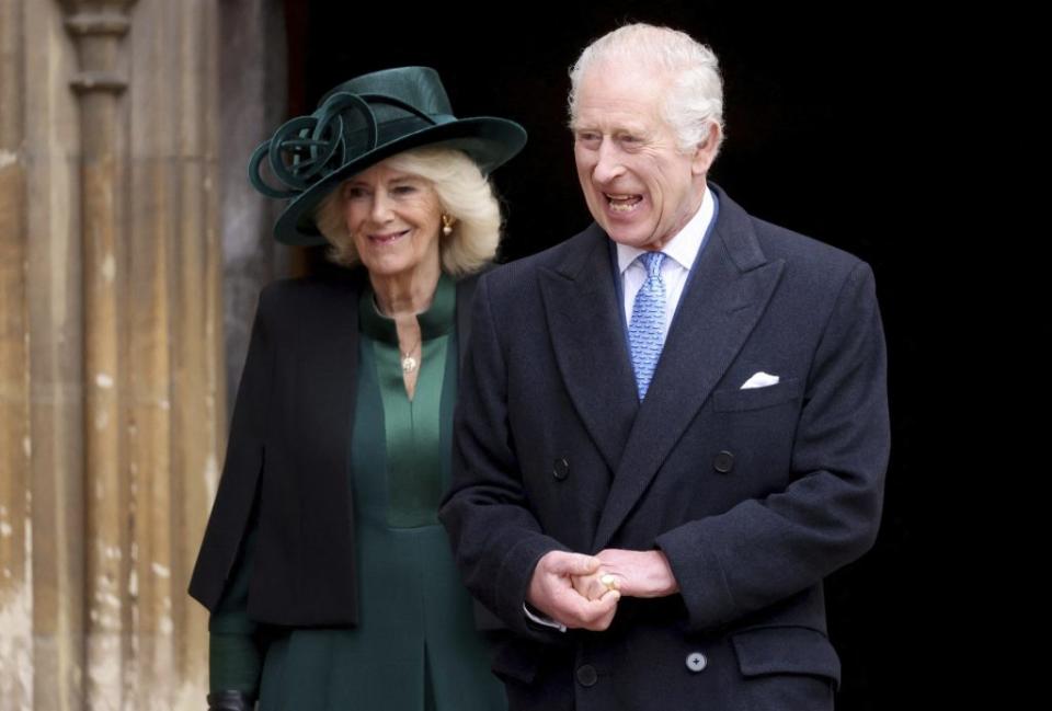 The King recently returned from a quick trip to Scotland with his wife, Queen Camilla. AP