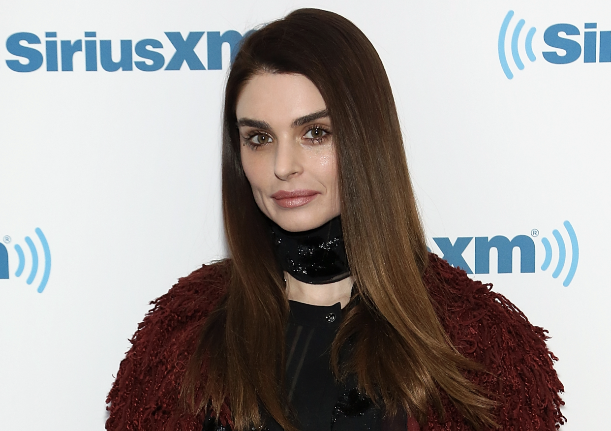 NEW YORK, NY - APRIL 02: (EXCLUSIVE COVERAGE) Aimee Osbourne visits SiriusXM Studios on April 2, 2015 in New York City. (Photo by Monica Schipper/Getty Images)