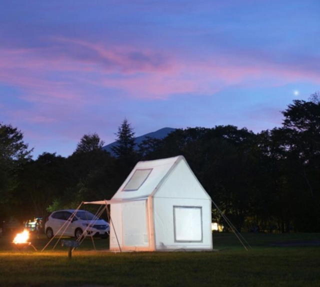 Air Architecture's House-Shaped Inflatable Tent is a Perfect Home