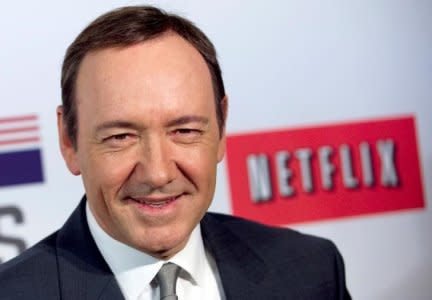 FILE PHOTO - Actor Kevin Spacey arrives at the premiere of Netflix's television series