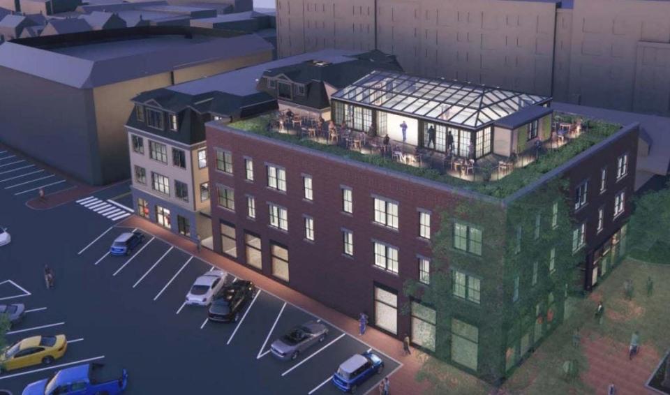 Novocure has received approval for a penthouse atop its headquarters at 64 Vaughan St. in downtown Portsmouth.