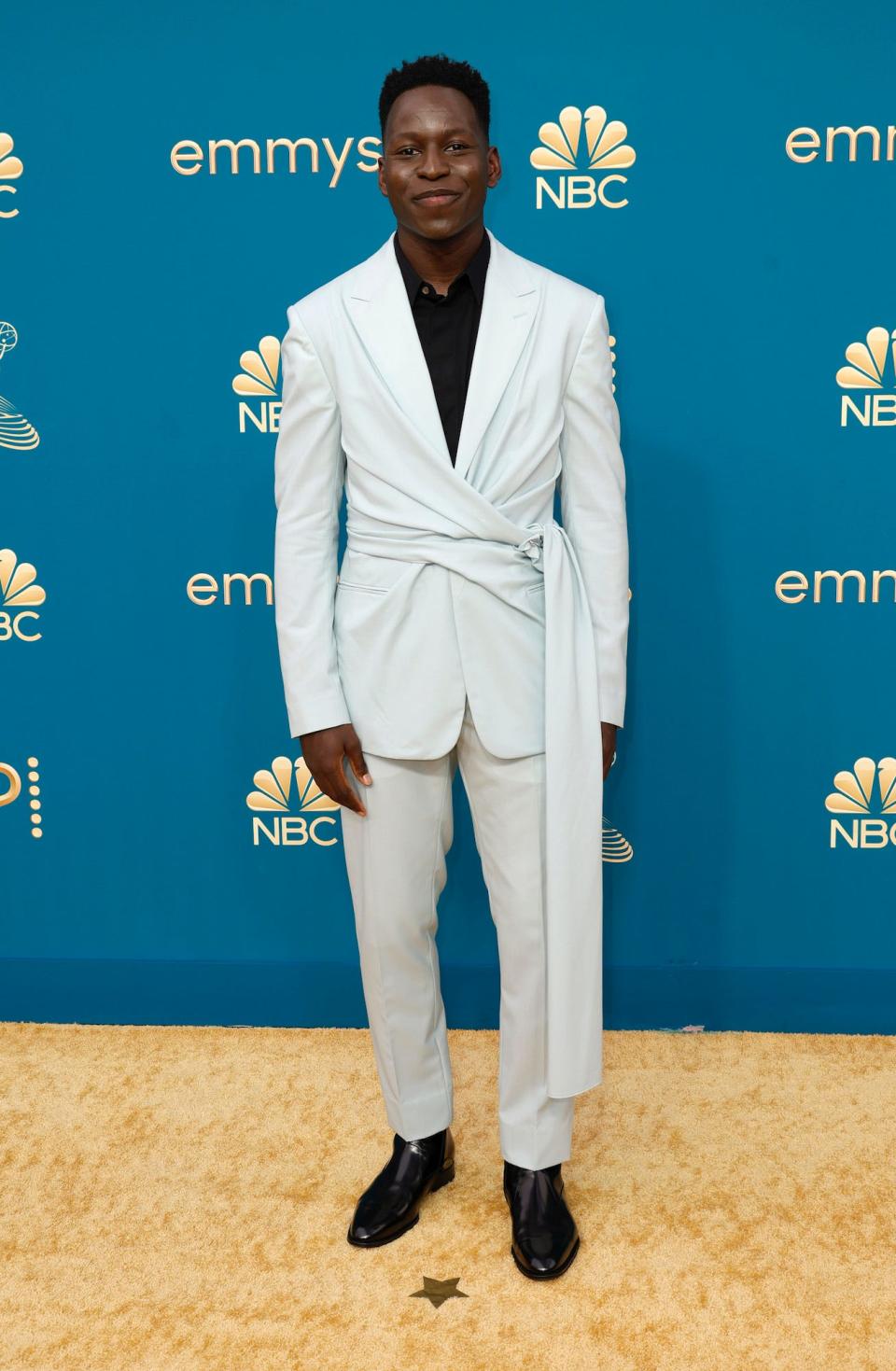 Toheeb Jimoh attends the 2022 Emmys.