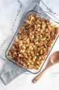 <p>For the gluten sensitive, this stuffing recipe uses your choice of GF bread with dairy-free butter for the lactose sensitive, as well. </p><p>Get the <strong><a href="https://confessionsofafitfoodie.com/gluten-free-stuffing-with-sausage-apple/" rel="nofollow noopener" target="_blank" data-ylk="slk:Gluten-free Stuffing with Sausage and Apple recipe;elm:context_link;itc:0;sec:content-canvas" class="link ">Gluten-free Stuffing with Sausage and Apple recipe</a></strong> at Confessions of a Fit Foodie. </p>