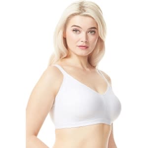 WOWENY Wireless Pull On Bras with Support Back Smoothing Bra