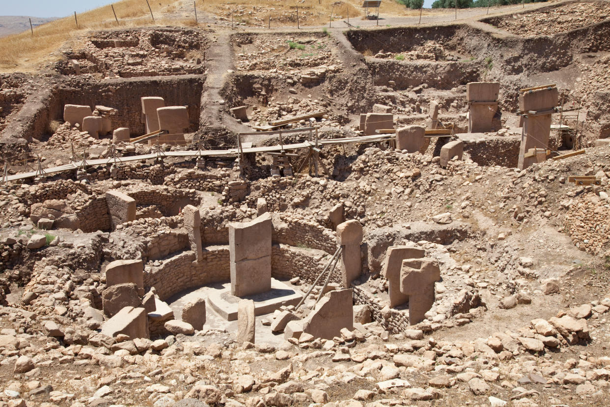 The Gobekli Tepe site houses the oldest known monumental structures 