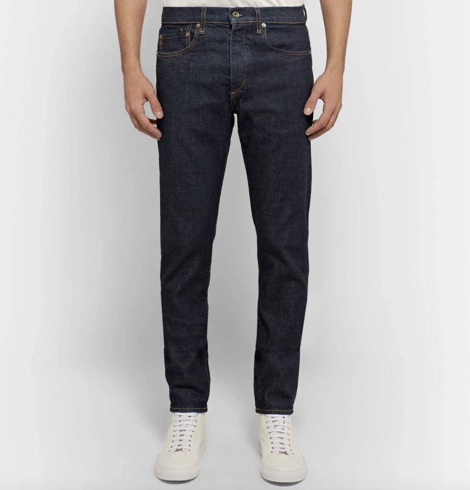 4) Fit 1 Skinny-Fit Selvedge Stretch-Denim Jeans