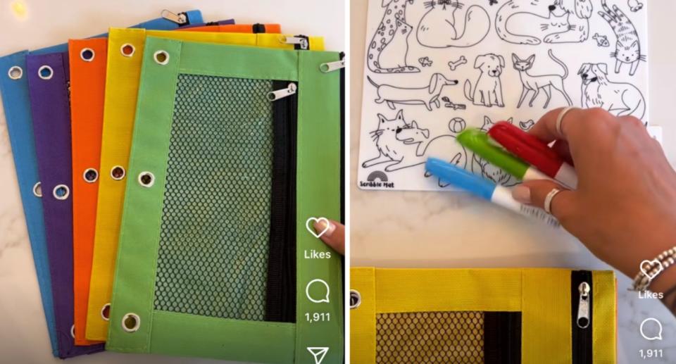 The DIY activity book includes simple kids toys to keep them busy. Photo: Instagram/@mrshinechhome