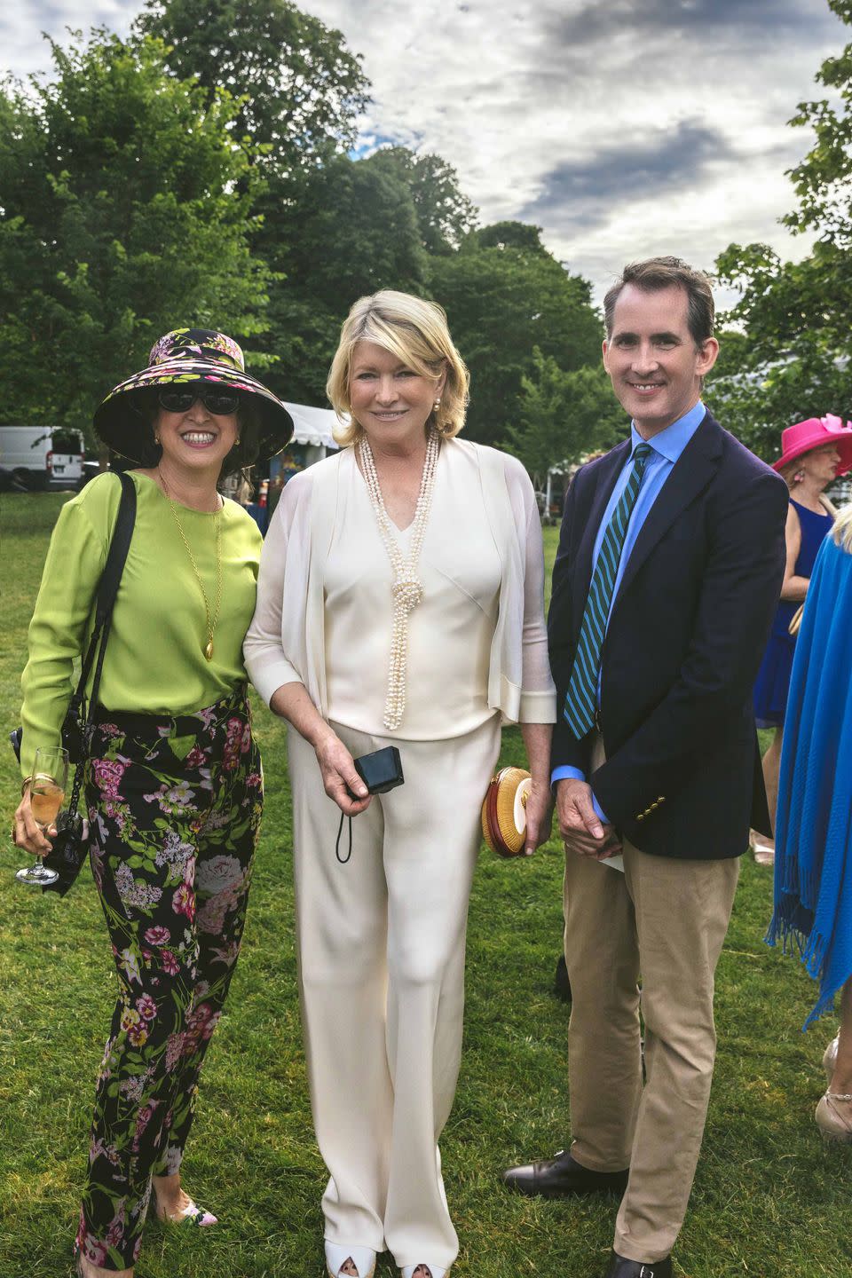 Elizabeth Kahane, Martha Stewart, and Kevin Sharkey