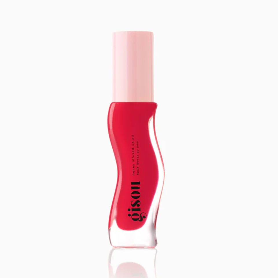 Gisou Honey Infused Lip Oil in Strawberry Sorbet