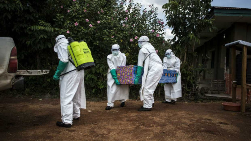 伊波拉病毒2014年至2016年間，在西非爆發有史以來最大疫情，將近11300人死亡。（圖／France 24）