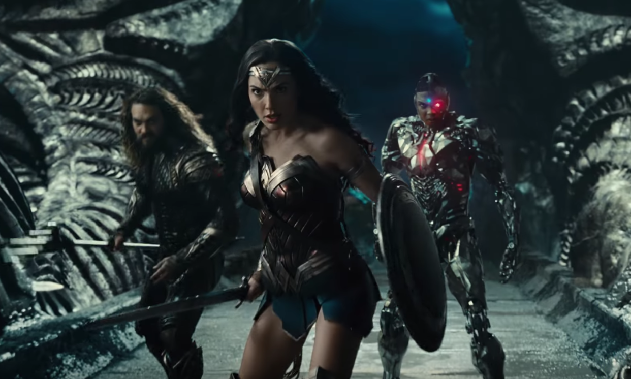 Aquaman, Wonder Woman and Cyborg feature in the new trailer for Justice League