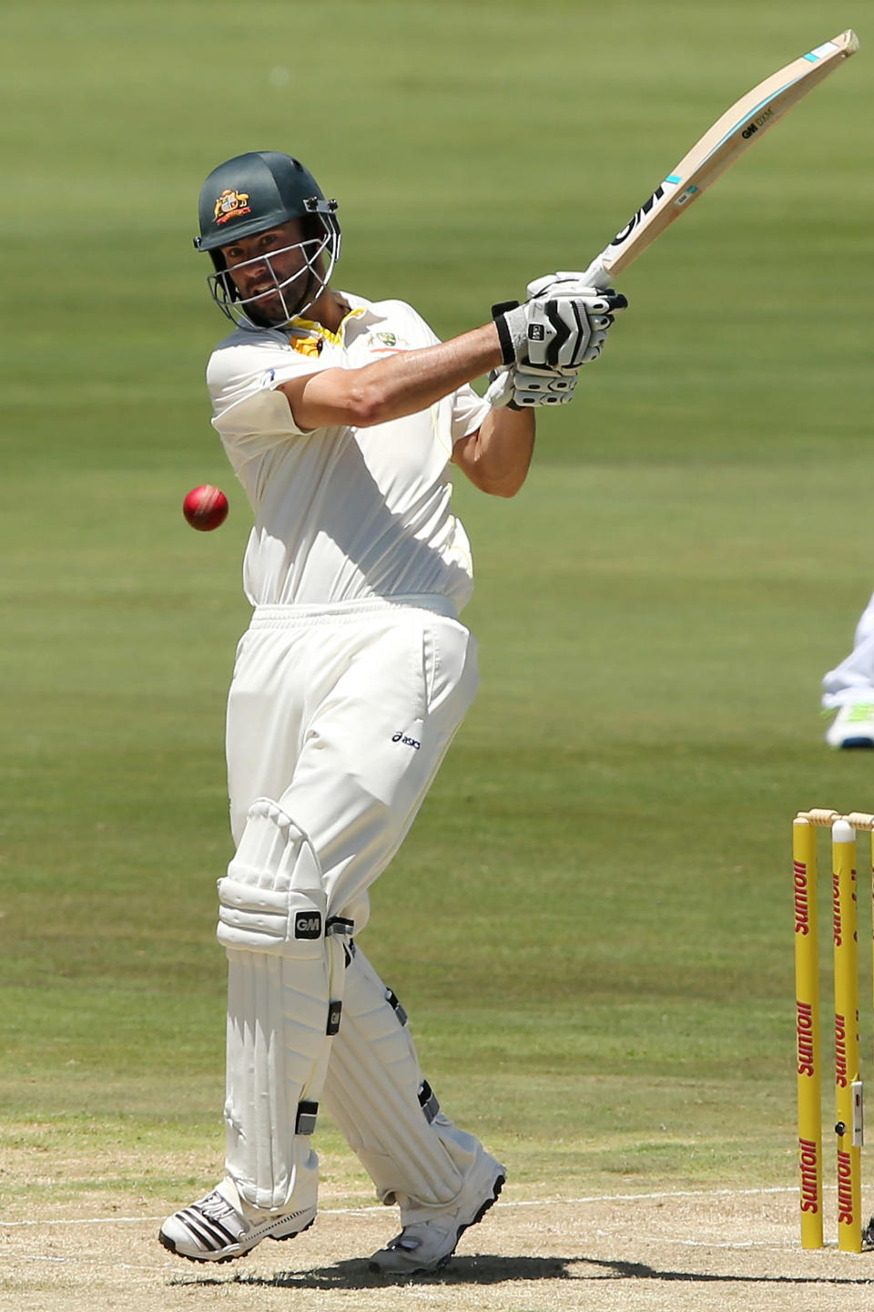 Alex Doolan of Australia bats during day one of the First Test match between South Africa and Australia on February 12, 2014 in Centurion, South Africa. (Photo by Morne de Klerk/Getty Images)