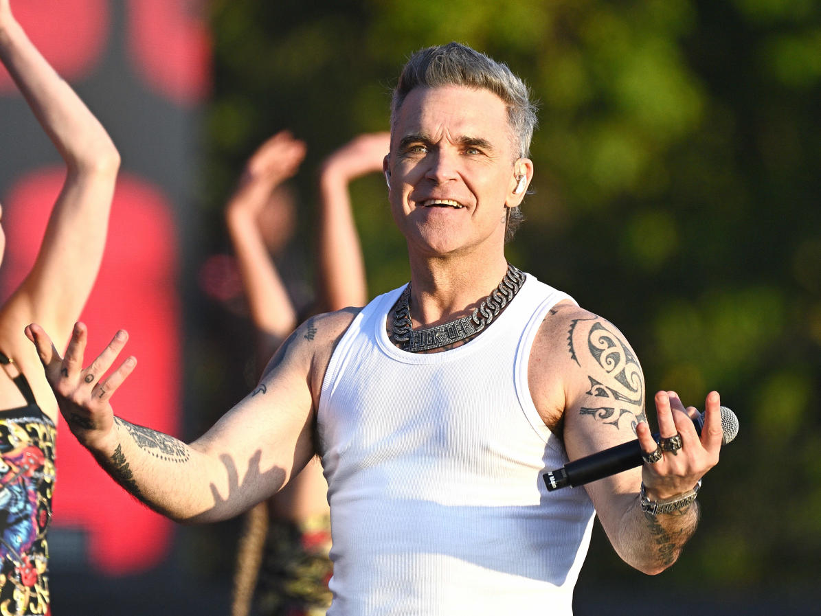 Robbie Williams’ film “Better Man” could be the craziest music biopic of all time