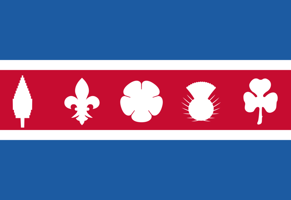 Another reimagined version of the Montreal city flag. Image from Reddit via Voltrondemort