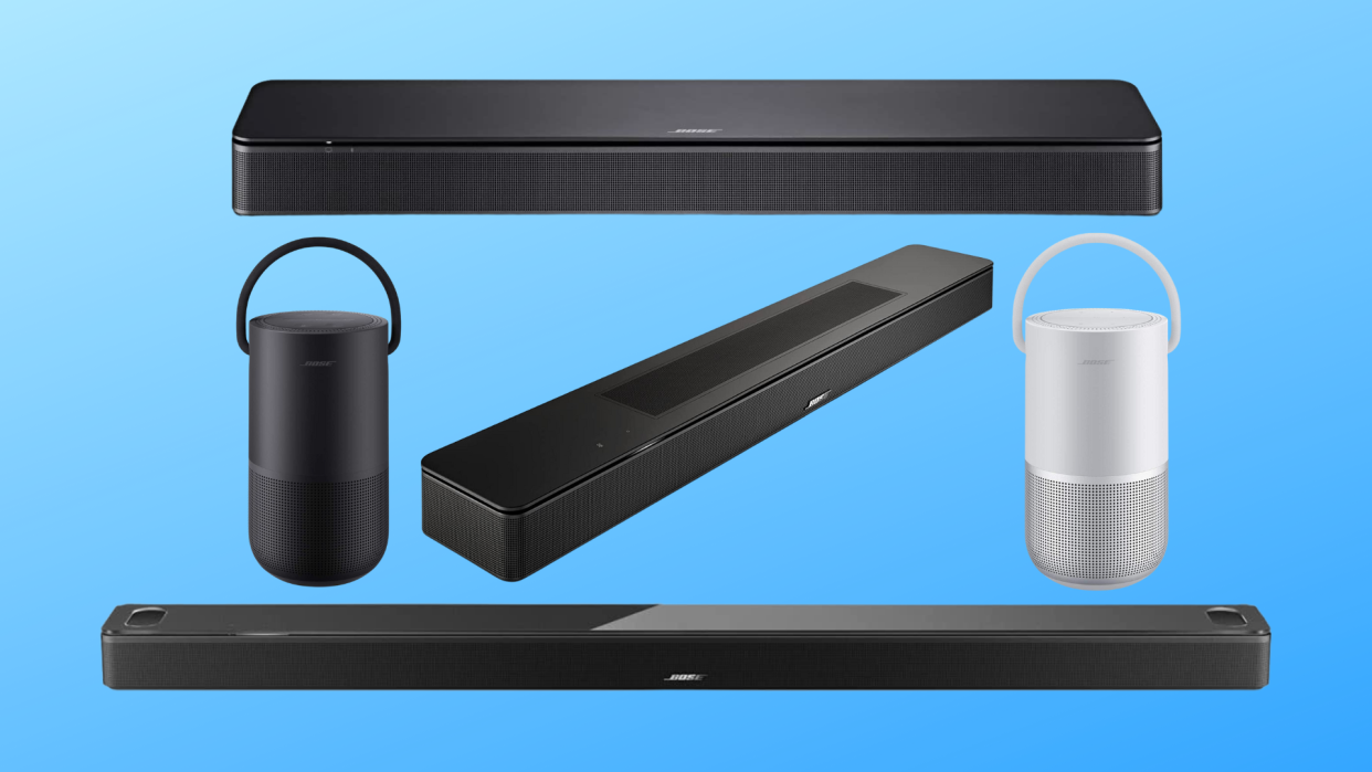 Amazon is having a huge sale on Bose soundbars and speakers. (Photo: Amazon)