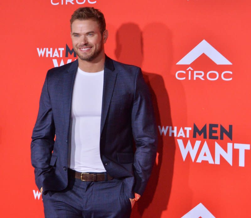 Kellan Lutz related to his father character in "Due Justice." File Photo by Jim Ruymen/UPI