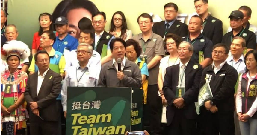 台東縣信賴台灣之友會成立，賴清德致詞喊出台東交通及產業兩大政策。（圖／民眾提供）
