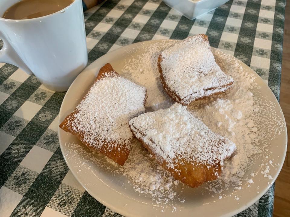 Housemade beignets are a favorite order at Woodbury Station Cafe in Woodbury.
