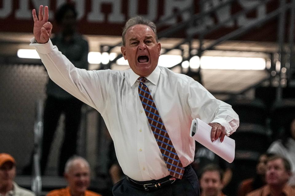 Texas head coach Vic Schaefer hopes to right the Longhorns after their 61-58 loss to Kansas State over the weekend. UT, which was picked to win the Big 12 during the preseason, is two games off the conference lead.