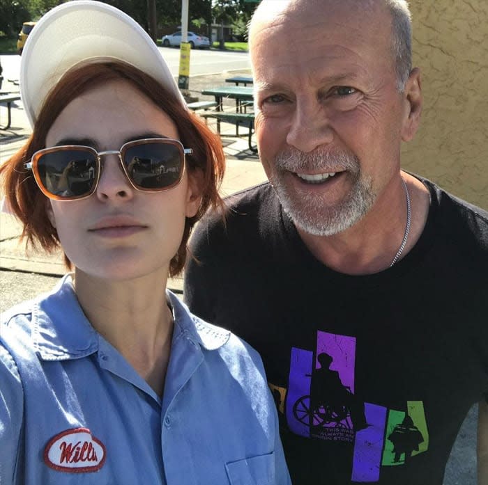 Bruce Willis con su hija Tallulah