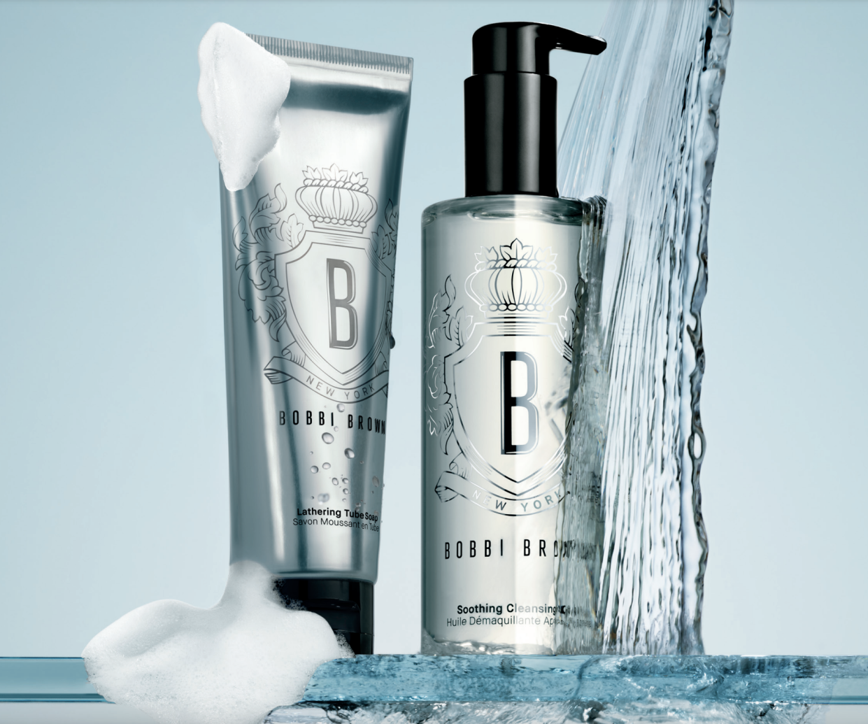 Bobbi Brown's Power Cleansing Duo comprises the Soothing Cleansing Oil and the Lathering Tube Soap. PHOTO: Bobbi Brown