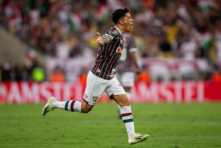 Cano abrió el marcador para Fluminense en la gran final ante Boca por la Copa Libertadores