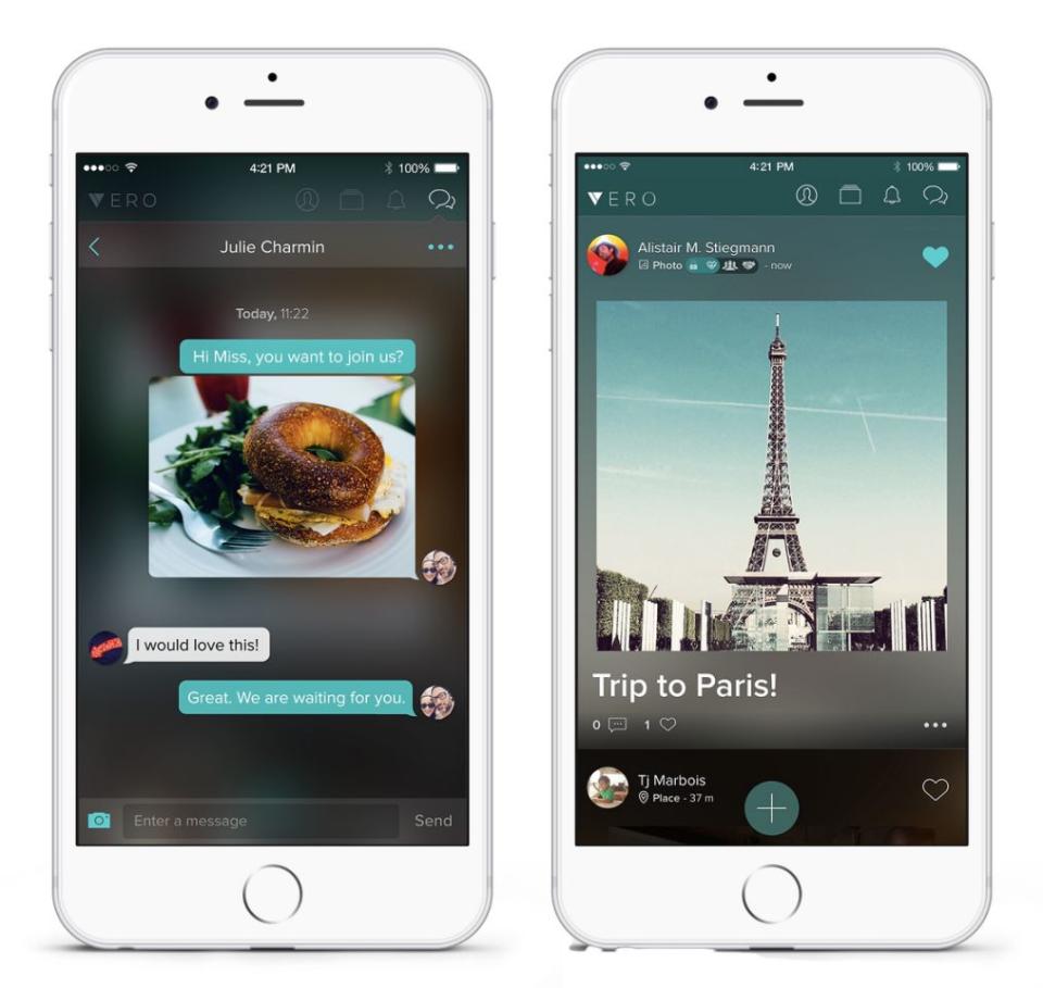 Vero es la red social anti-Facebook en auge en iOS y Android.